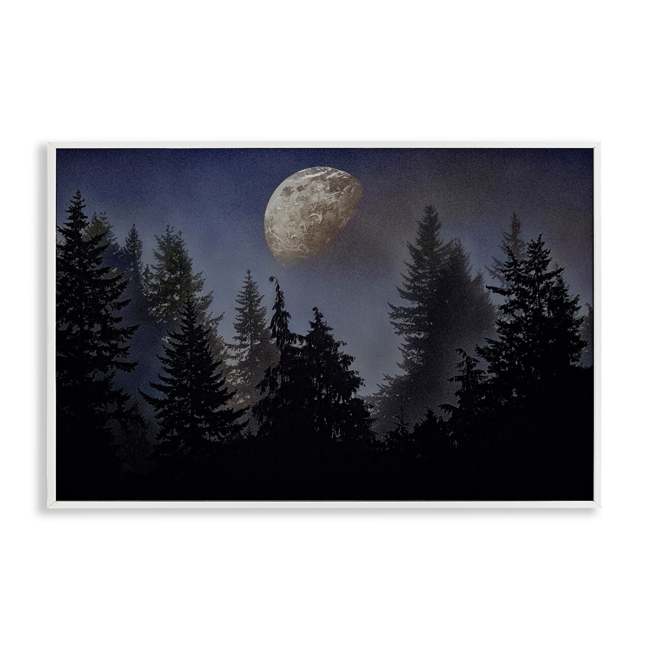 Stupell Industries Love And The Moon Framed Giclee, design by Sophie 6